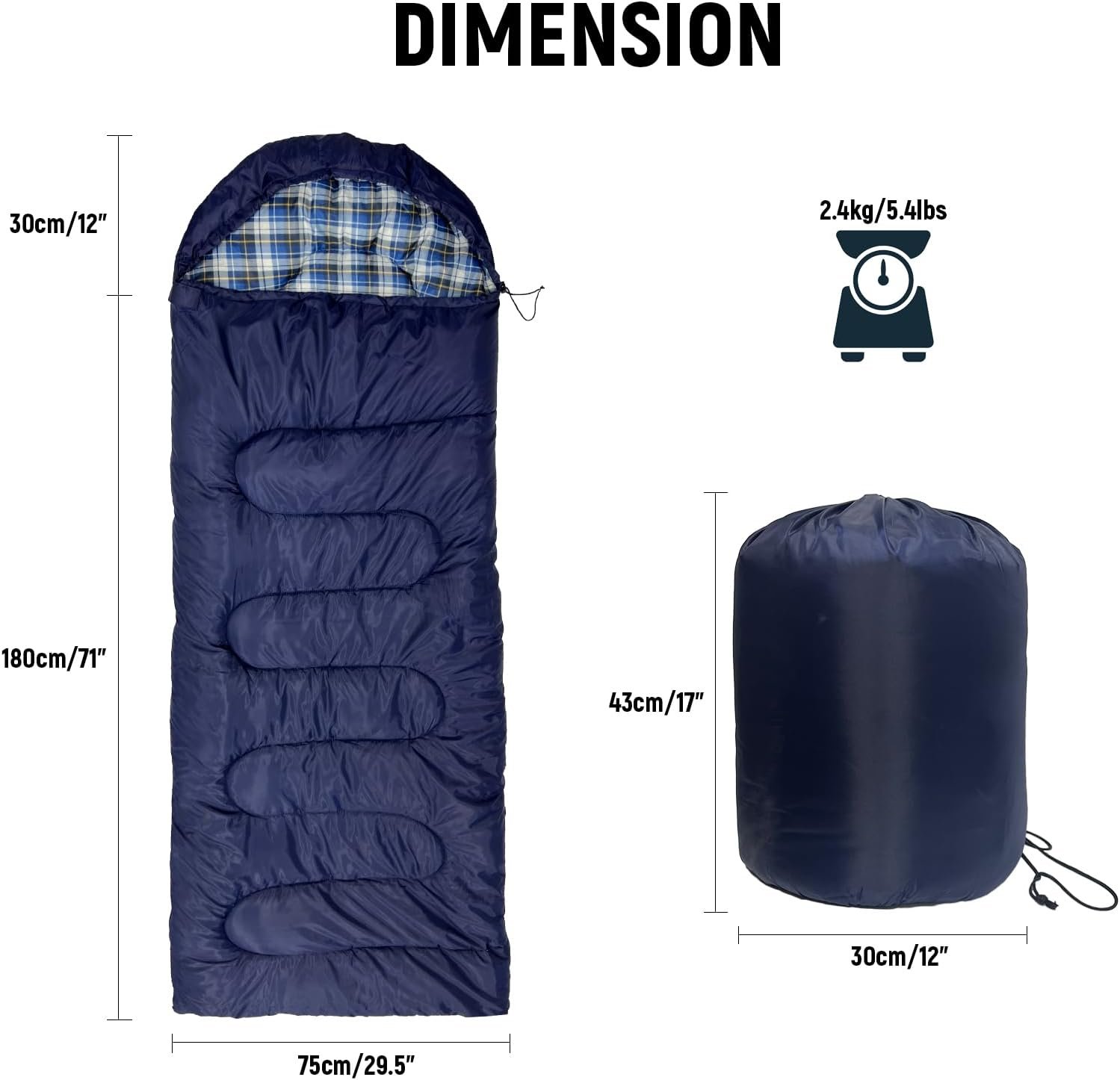 0-Degree Four Season Winter Sleeping Bag - Image 2