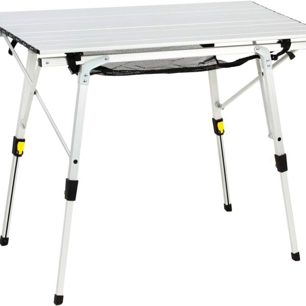 Portable Adjustable Height Aluminum Camping Table