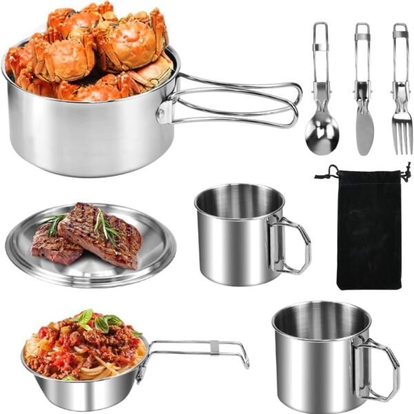 Compact Outdoor Camping Cutlery Set