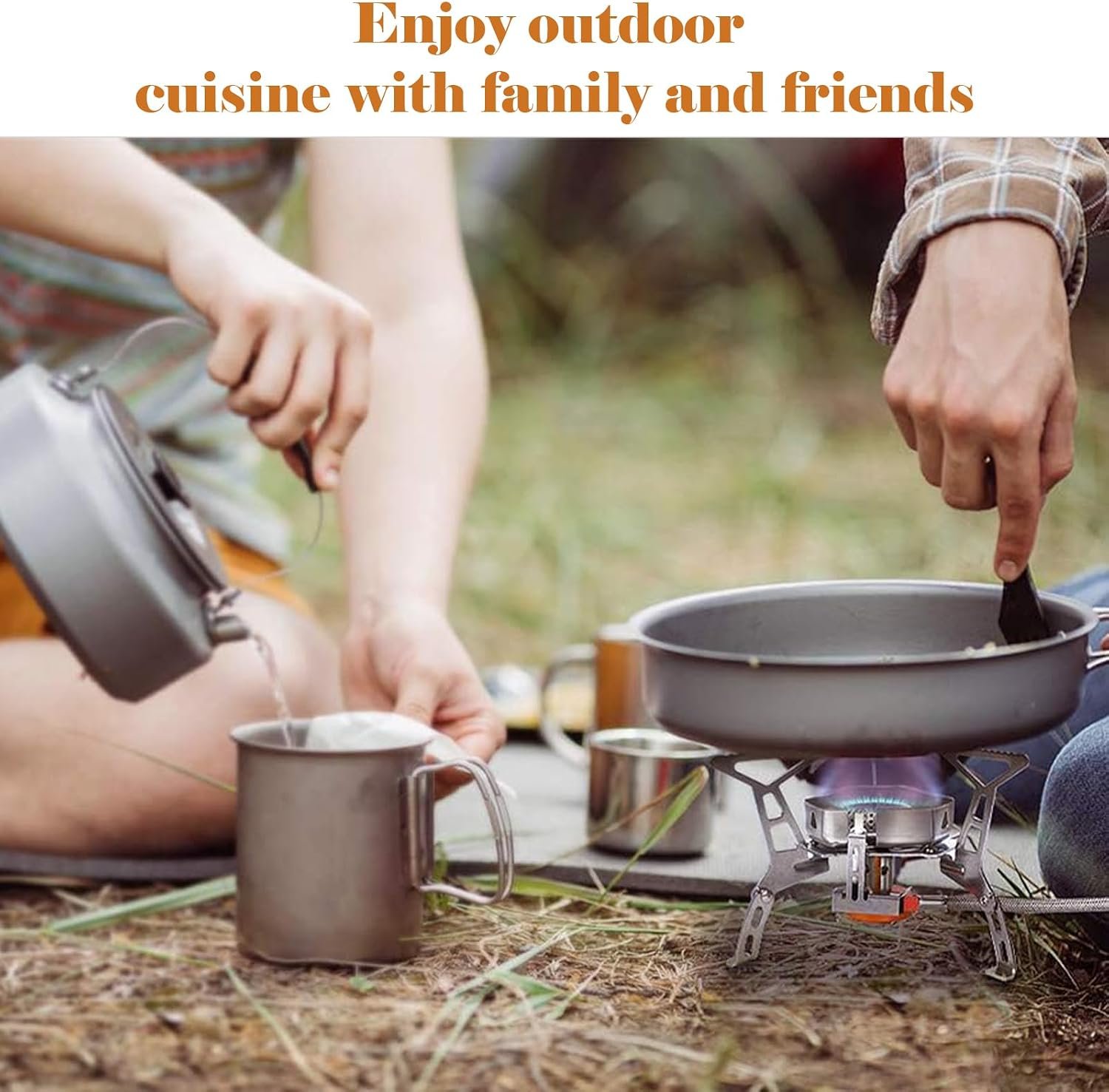 3500W Foldable Camping Stove with Ignition