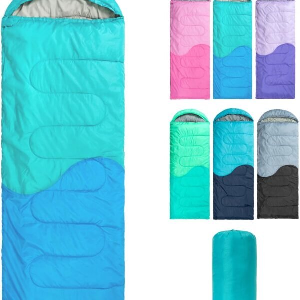 Lightweight 3-Season Sleeping Bag with Sack