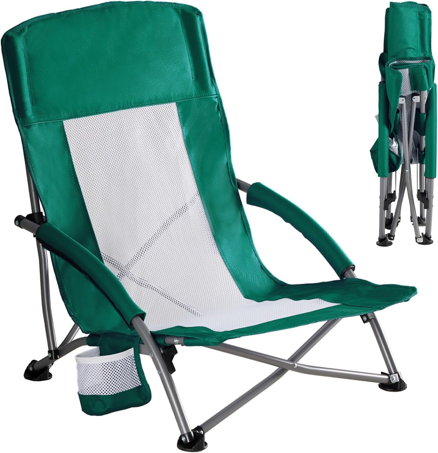 Low Profile Folding Beach Camping Chair