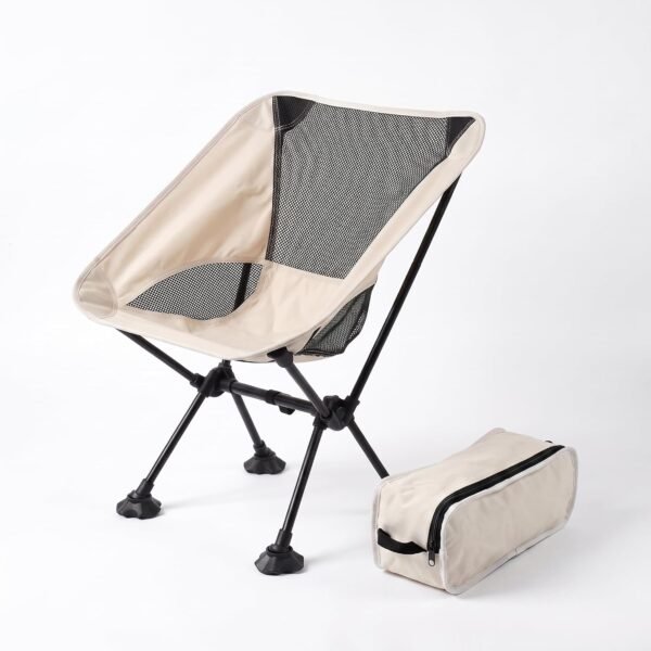 Ultralight Folding Chair with Anti-Sink Feet