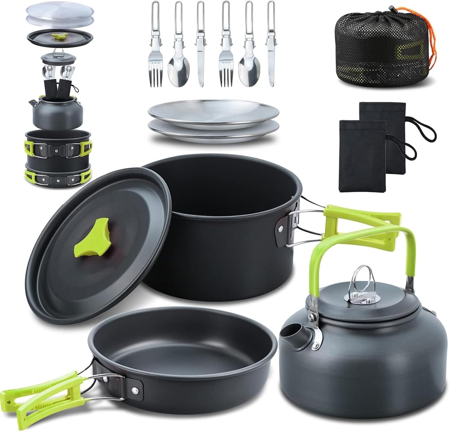 16-Piece Lightweight Non-Stick Cookware Set