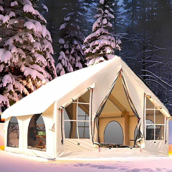 5-6 Person Inflatable Waterproof Glamping Tent