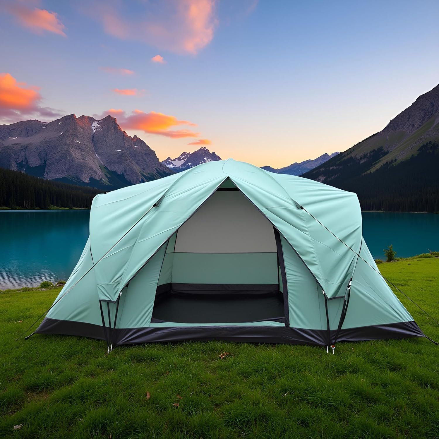 5-6 Person Large Waterproof Family Tent