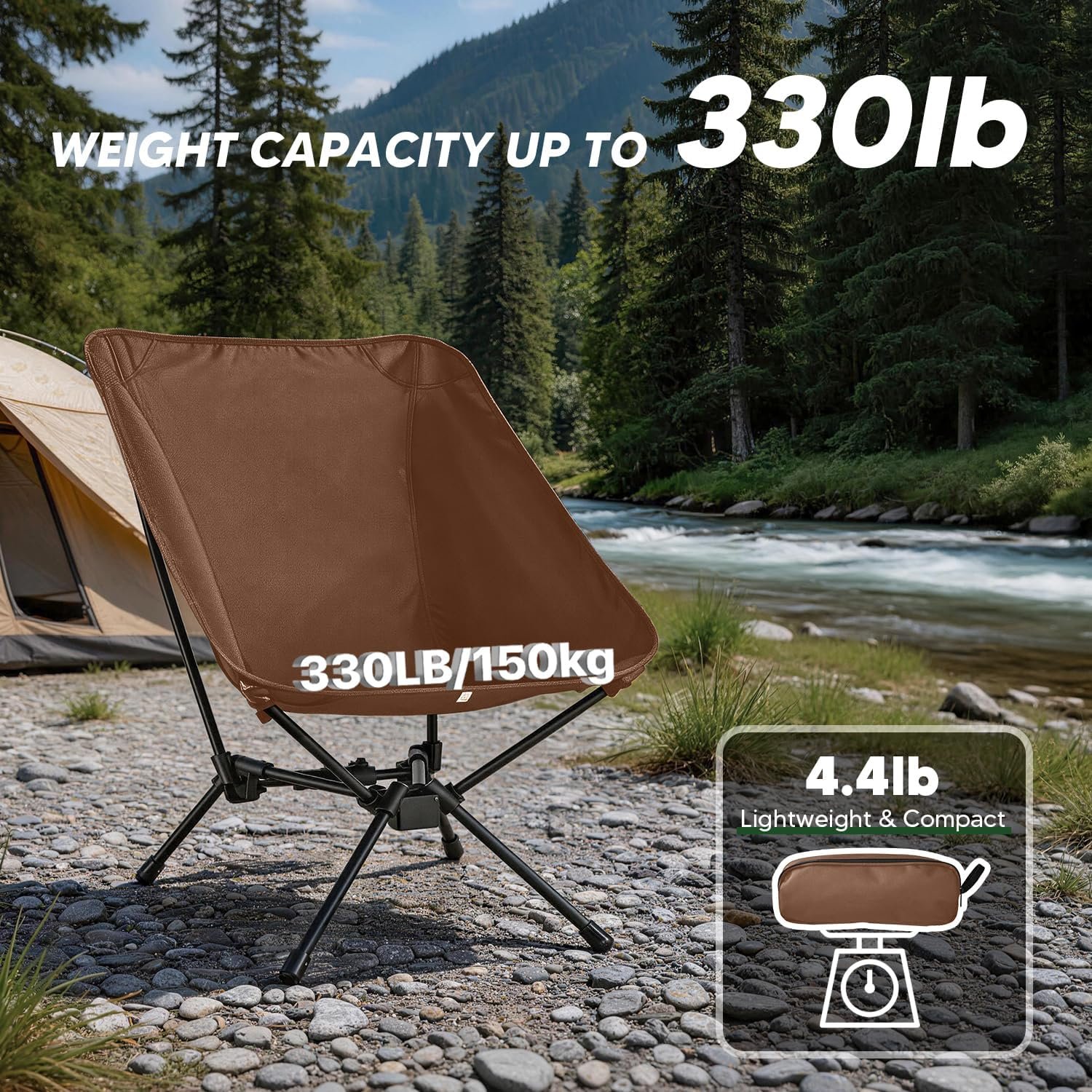 Lightweight Folding Backpack Chair - Image 2